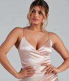 Chic And Fab Satin Mini Dress