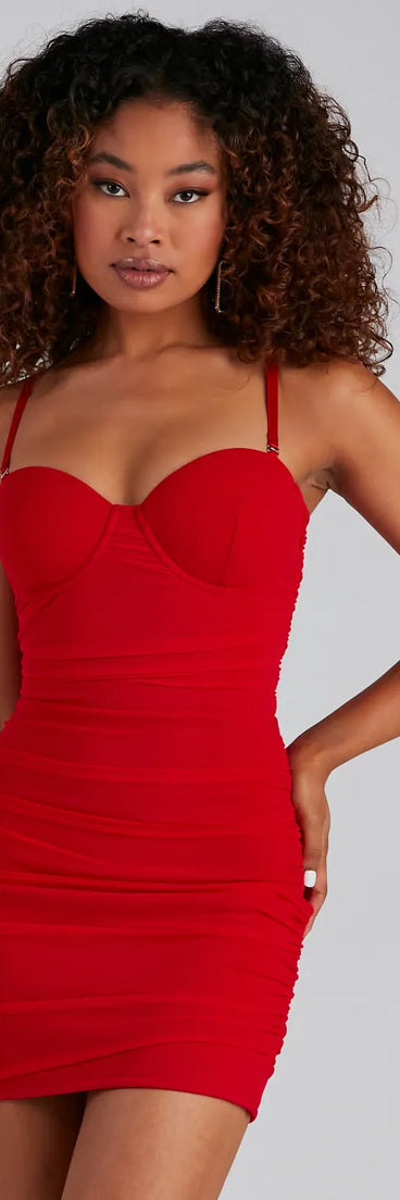 Sweet Spice Corset Mini Dress