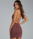 Be Mine Open Back Mini Dress