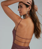Be Mine Open Back Mini Dress