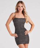 Pop The Glitter Tie-Back Dress