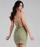 See You Again Crepe Wrap Mini Dress