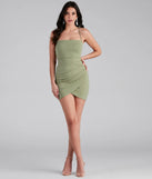 See You Again Crepe Wrap Mini Dress
