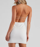 Dreamy Views Crepe Open-Back Dress