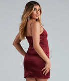 Dirty Martini Satin Mini Dress