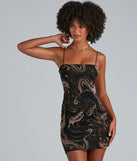 Eye Candy Swirl Mesh Dress