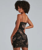 Eye Candy Swirl Mesh Dress