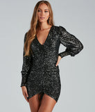 Under A Night Sky Sequin Bodycon