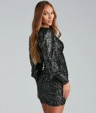 Under A Night Sky Sequin Bodycon