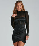 Major Headturner Corset Mini Dress