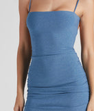 Glamorous Glimmer Glitter Knit Mini Dress