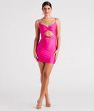 Dance All Night V-Neck Mini Dress