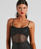 Hit The Lights Glitter Mini Dress