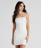 Short And Sweet Mini Ponte Dress