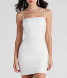 Short And Sweet Mini Ponte Dress