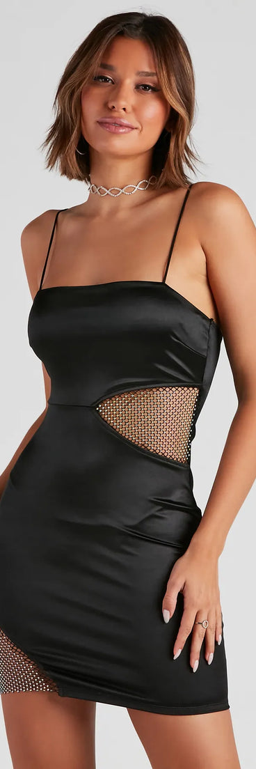 Tonight's Special Satin Mini Dress