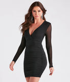 Date Night Ready Ruched Mini Dress