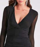 Date Night Ready Ruched Mini Dress
