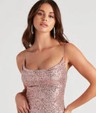 Revamp your 2025 wardrobe with this chic addition, the Glitzy Babe Sequin Mini Dress in rose, perfect for elevating your style in the new year.