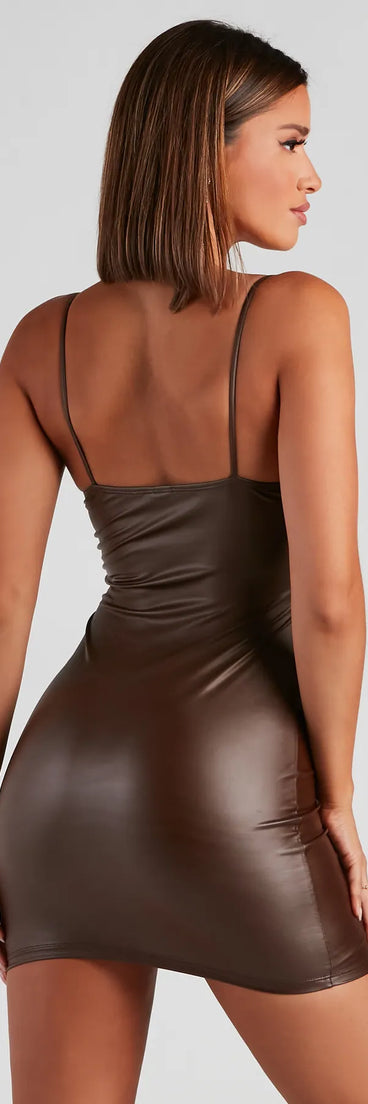 So Major Coated Color Block Dress