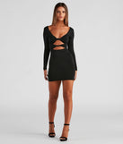 Alluring Deets Bodycon Mini Dress