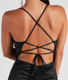Downtown Party Satin Mini Dress