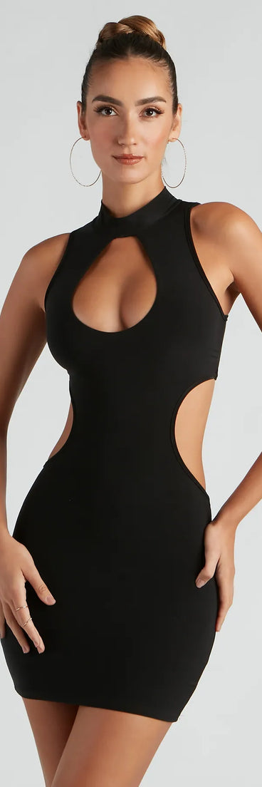 Hawt Honey Cutout Mini Dress