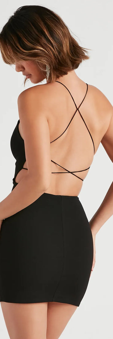 Night Vibes Crepe Strappy Dress