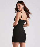 Night Sparkle Crepe Rhinestone Dress