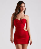 Late Night Mesh Rhinestone Dress