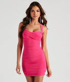 The Cross Your Mind X-Back Short Dress is a mini dress that will make a statement with its short hemline and on-trend details to have you ready for any event!