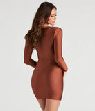 Twist It Right Cutout Mini Dress
