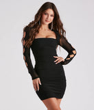 Pretty Peak Cutout Long Sleeve Dress