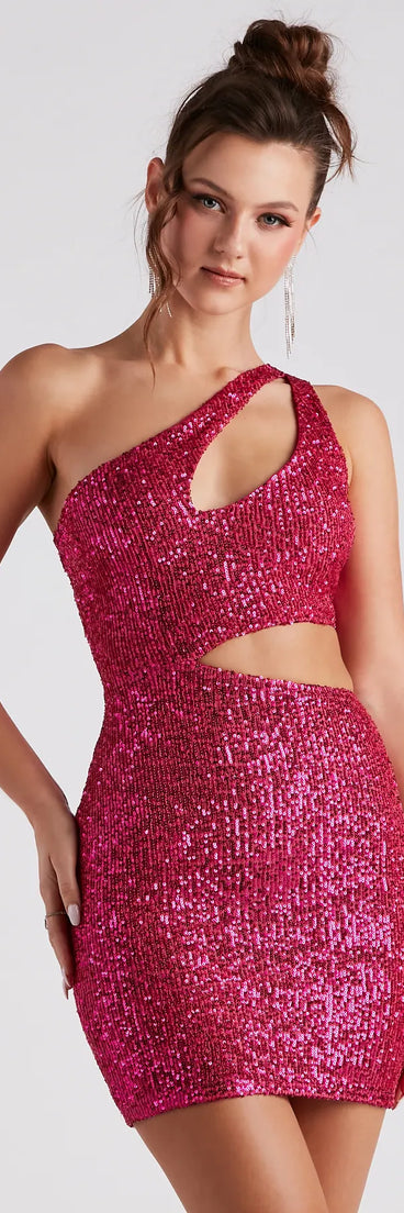 Mirror Ball Sequin Mini Dress