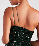 Luxe Shine Sequin Velvet Bodycon Mini Dress