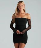 Timeless Style Crepe Off The Shoulder Dress