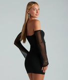 Timeless Style Crepe Off The Shoulder Dress