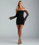 Timeless Style Crepe Off The Shoulder Dress
