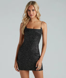 Take The Night By Glitter Strappy Mini Dress