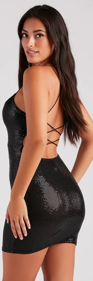 Sultry Shine Sequin Bodycon Mini Dress