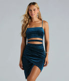 Shining Bright Glitter Velvet Cutout Mini Dress