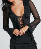 The Fabulous Girl Long Sleeve Ruffle Mini Dress is a mini dress that will make a statement with its short hemline and on-trend details to have you ready for any event!