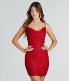 Steal the spotlight in the Sensuous Sultry Faux Pearl Rhinestone Mini Dress in red, a fiery pick from the red homecoming dresses collection designed for bold entrances.