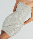 Reveal Your Sparkle Sequin Mini Dress