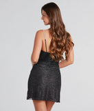 Fabulous Essence Rhinestone Strap Mini Dress