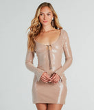 A Night Like This Sequin V-Neck Mini Dress