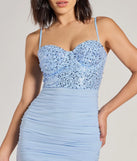 Bring high-impact style to your nightlife in the Illuminate The Night Sequin Mesh Mini Dress, a bold light blue club dress made for dancing, parties, and unforgettable nights.