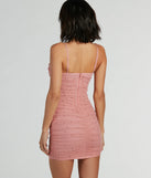 Revamp your 2025 wardrobe with this chic addition, the Pearly Babe Ruched Mesh Party Dress in pink, perfect for elevating your style in the new year.