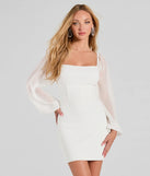 The Admiring Glances Long Sleeve Ponte Mini Dress is a mini dress that will make a statement with its short hemline and on-trend details to have you ready for any event!