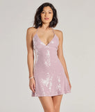 Turn heads in the beaming Celebrate Good Times Sequin Halter A-Line Mini Dress, a stunning white sequin dress designed to add sparkle and elegance to your next night out or special occasion.